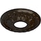 Ekena Millwork Leaf Ceiling Medallion (Fits Canopies up to 4 3/4"), 11 3/8"OD x 3 5/8"ID x 1 1/8"P, Bronze CM11LFBZS - alternate 4